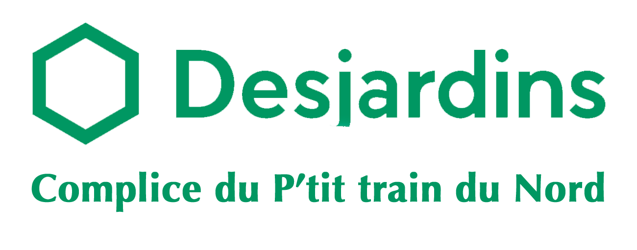 Desjardins logo complice du P'tit train du Nord