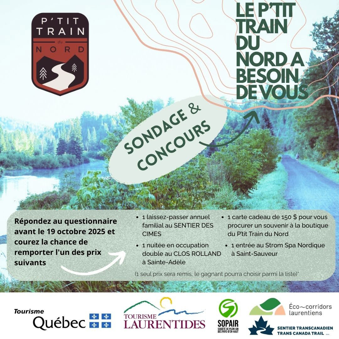 Sondage et concours Ptit Train du Nord