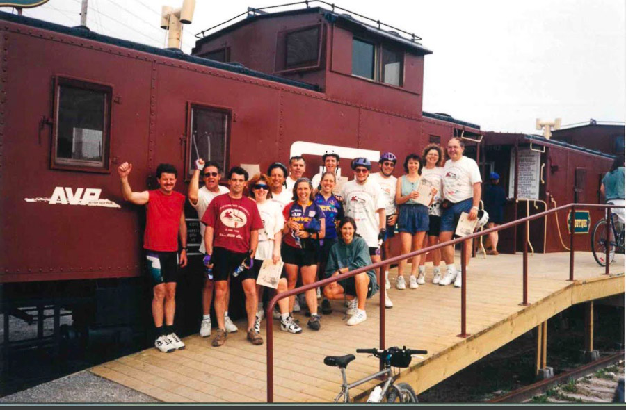 Inauguration du p'tit train du nord en 1996
