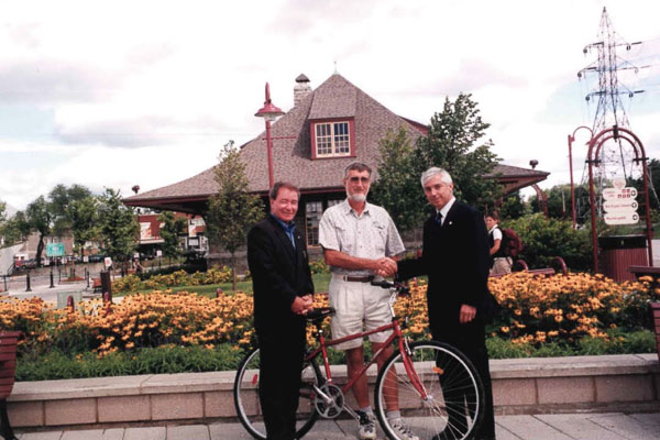 Inauguration p'tit train du nord 1996