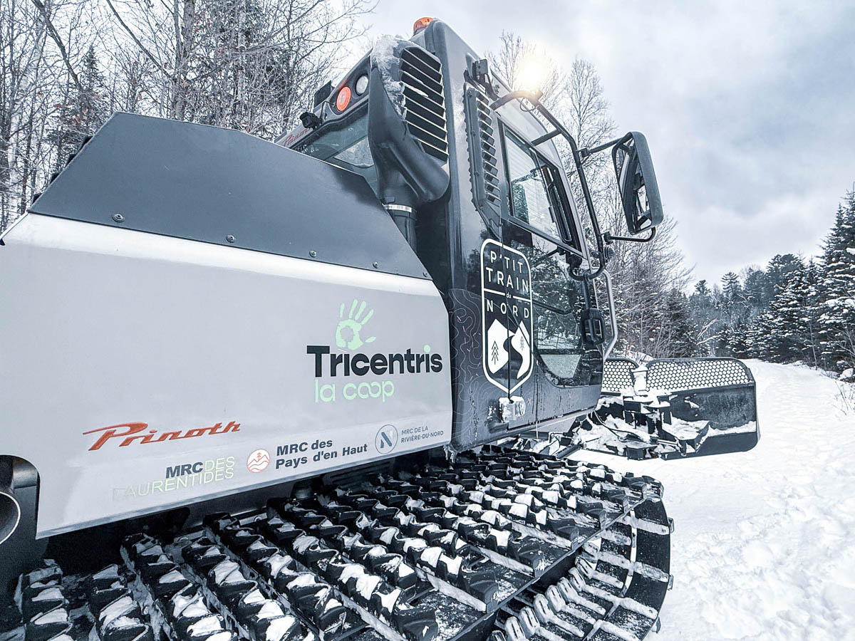 Entretien piste hiver  P'tit train du Nord