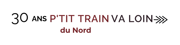 Logo P'tit train va loin - 30 ans du p'tit train du Nord