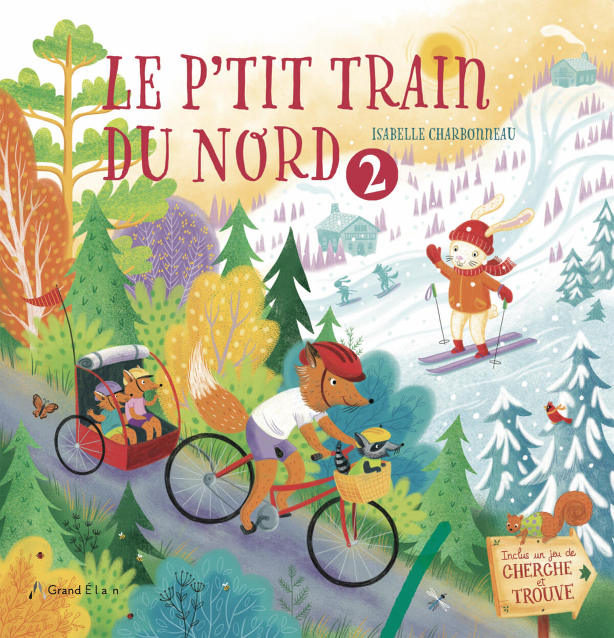Livre pour enfants Le P'tit Train du Nord 2